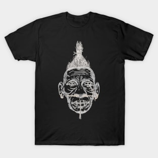 Shrunken Head Macabre Art T-Shirt